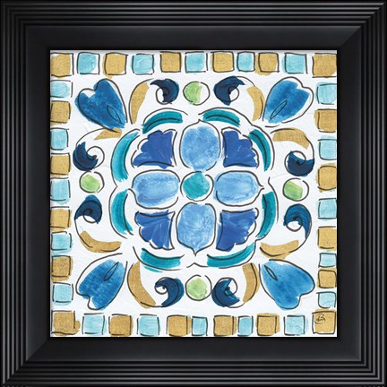 Framed Peacock Allegory VII Print