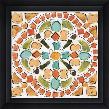 Framed Tuscan Breeze VI Print
