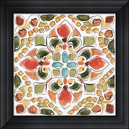 Framed Tuscan Breeze VII Print