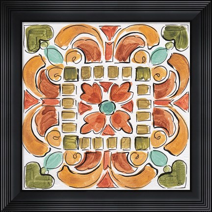 Framed Tuscan Breeze VIII Print