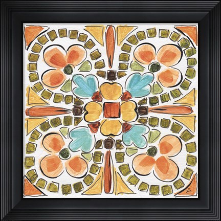 Framed Tuscan Breeze IX Print