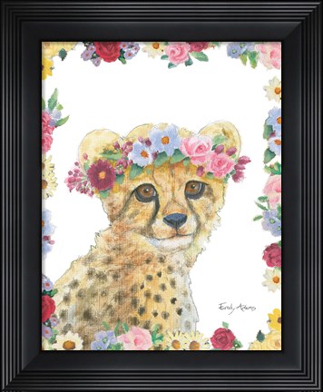 Framed Flower Friends IV Print