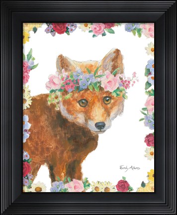 Framed Flower Friends I Print