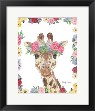 Framed Flower Friends II Print