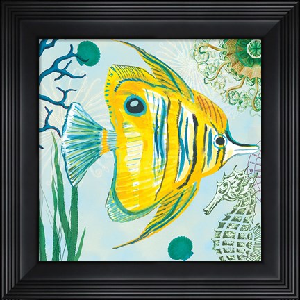 Framed Tropical Underwater III Print