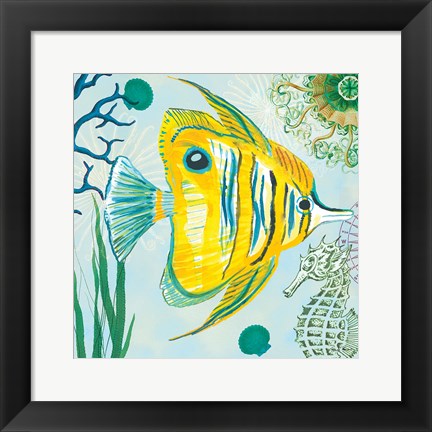 Framed Tropical Underwater III Print