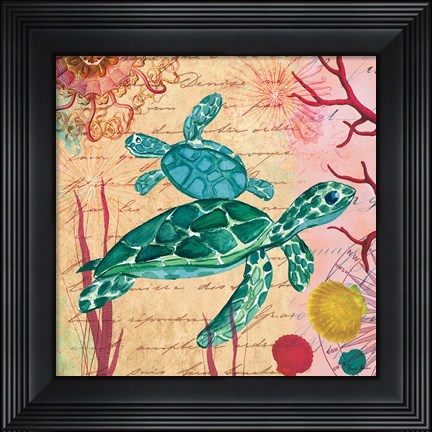 Framed Tropical Underwater IV Print