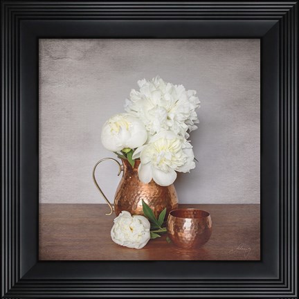 Framed Vintage Peony Dreams I Print