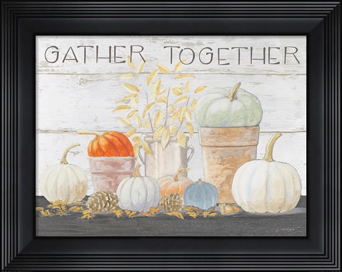 Framed Beautiful Bounty - Gather Together Print