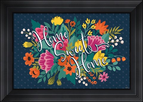 Framed Romantic Luxe XVII Print