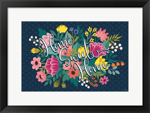 Framed Romantic Luxe XVII Pastel Print