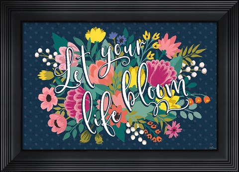 Framed Romantic Luxe I Pastel Print