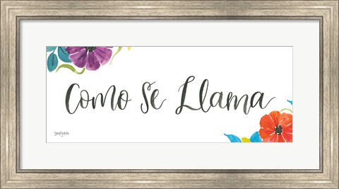 Framed La La Llama VI Print