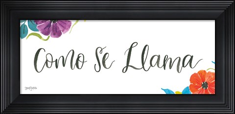 Framed La La Llama VI Print