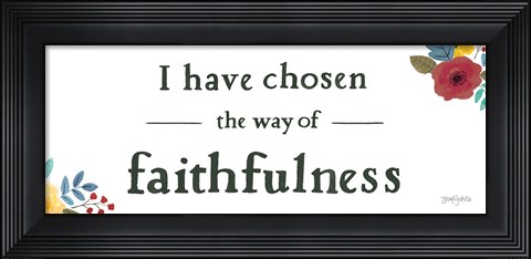 Framed Scripture for Life IV Print