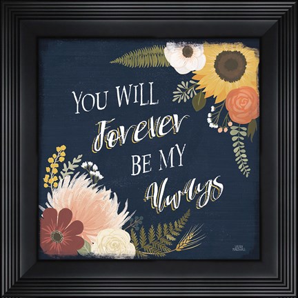 Framed Autumn Romance VII Print