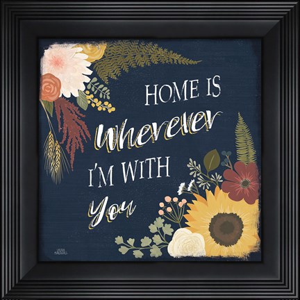 Framed Autumn Romance VIII Print