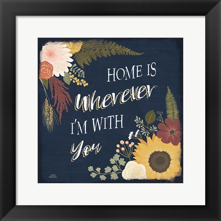 Framed Autumn Romance VIII Print