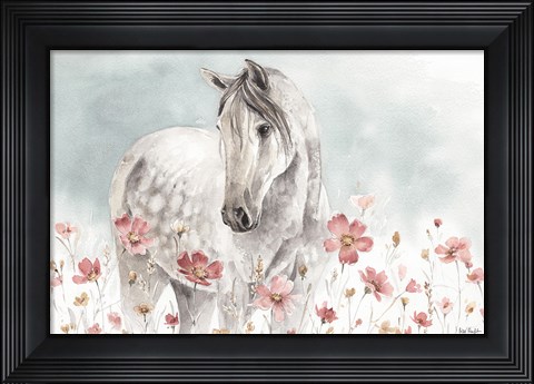 Framed Wild Horses I Print