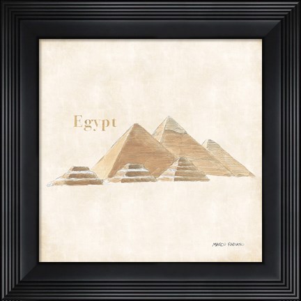 Framed World Trekker IX Print