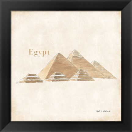 Framed World Trekker IX Print