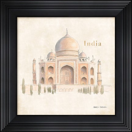 Framed World Trekker IV Print