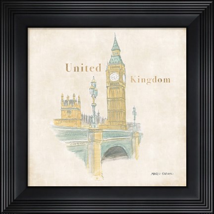 Framed World Trekker II Print