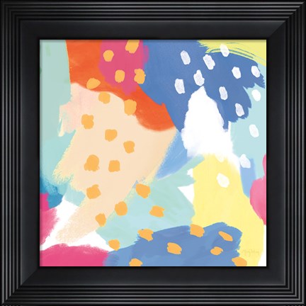 Framed Bright Life II v2 Crop Print