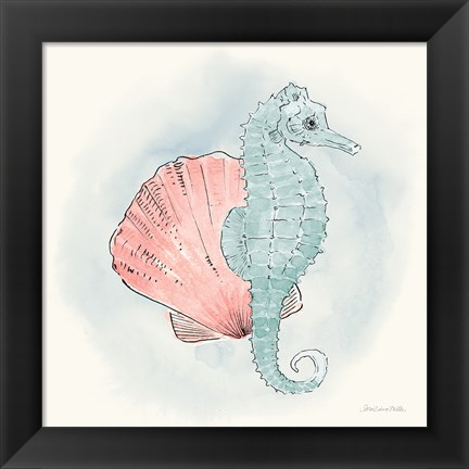 Framed Sea Life III Print