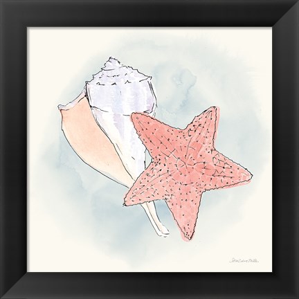 Framed Sea Life II Print