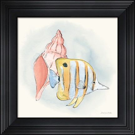 Framed Sea Life I Print