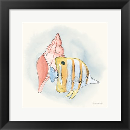 Framed Sea Life I Print