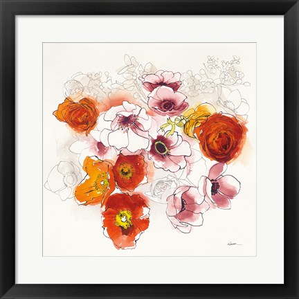 Framed Fall Fleurs Print