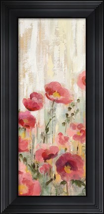 Framed Sprinkled Flowers Panel II Print