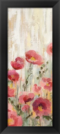 Framed Sprinkled Flowers Panel II Print