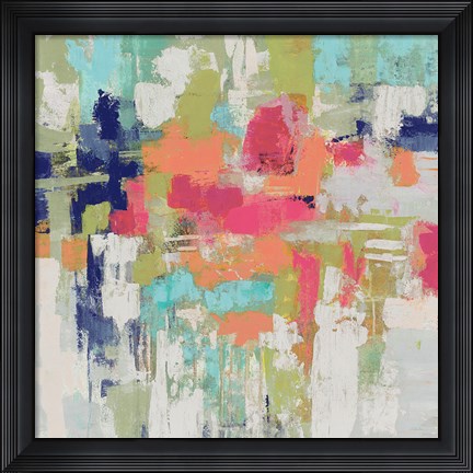 Framed Summer Silk Road Bright Print