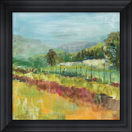 Framed Mountain Garden Print