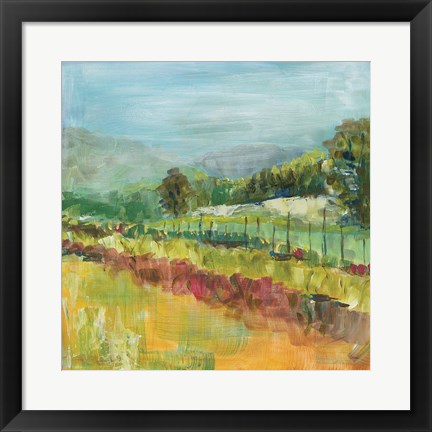 Framed Mountain Garden Print