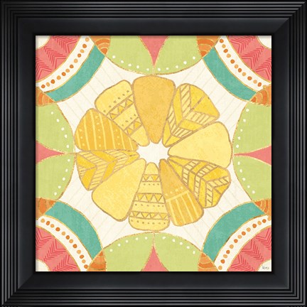 Framed Citrus Splash IX Print