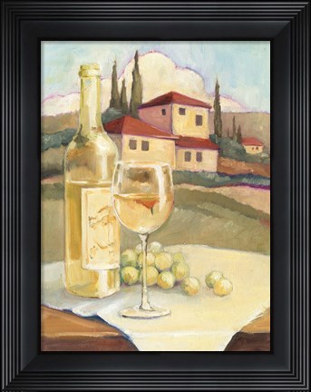 Framed Vino Veneto no Border Print