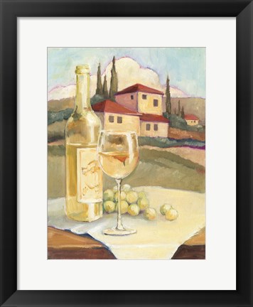 Framed Vino Veneto no Border Print