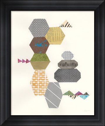 Framed Modern Abstract Design IV Print