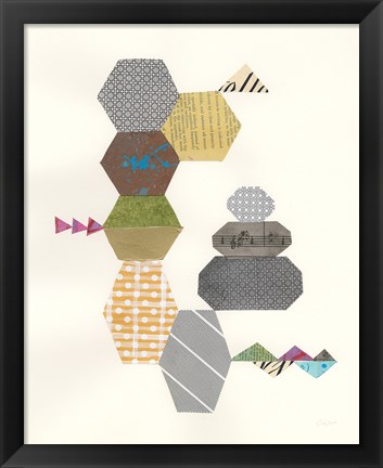 Framed Modern Abstract Design IV Print