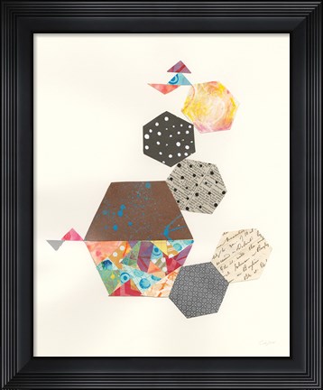 Framed Modern Abstract Design III Print