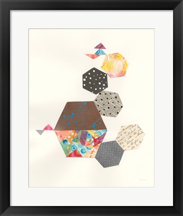 Framed Modern Abstract Design III Print