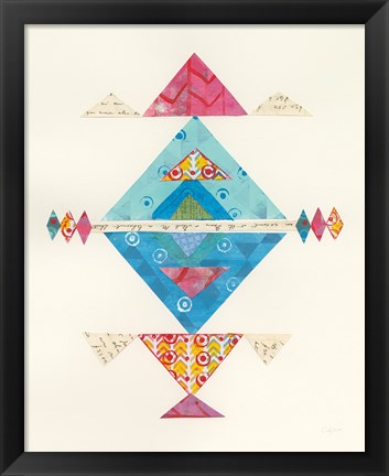 Framed Modern Abstract Design II Print