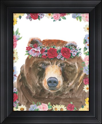Framed Flower Friends VII Print