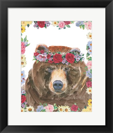 Framed Flower Friends VII Print