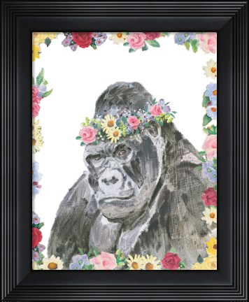 Framed Flower Friends VI Print
