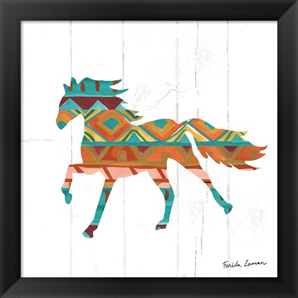 Framed Southwestern Vibes IV Print